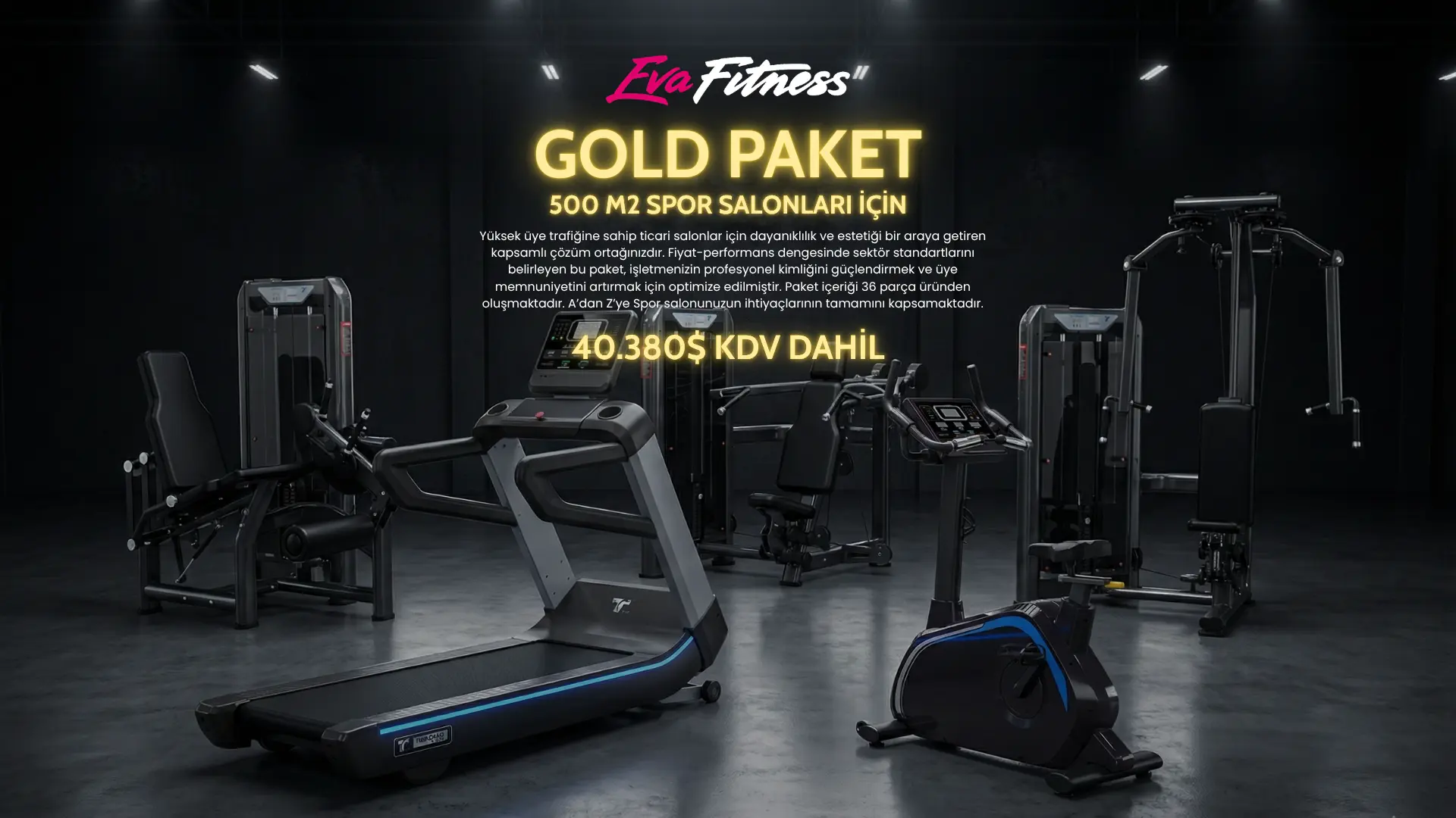 Eva Fitness Spor Salonu Kurulumu